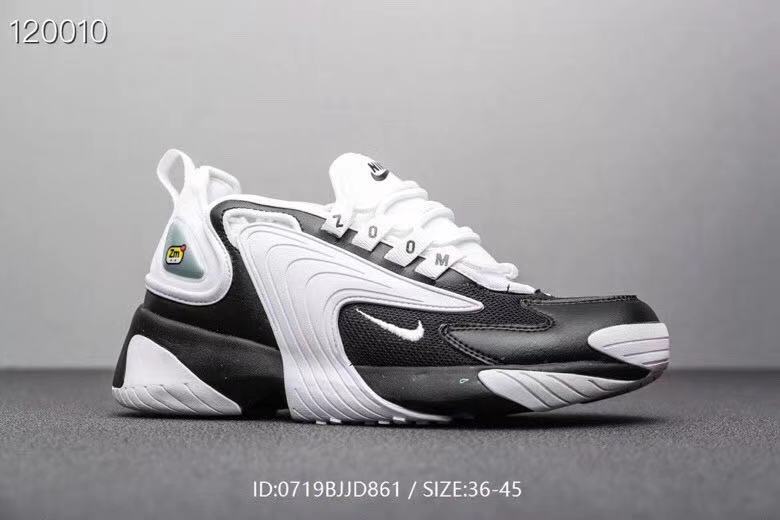 New Nike M2K Tekno White Black Shoes